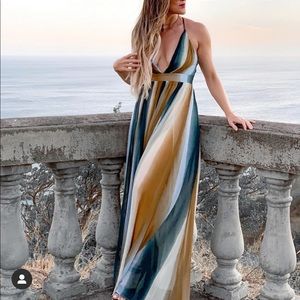 Gorgeous striped maxi